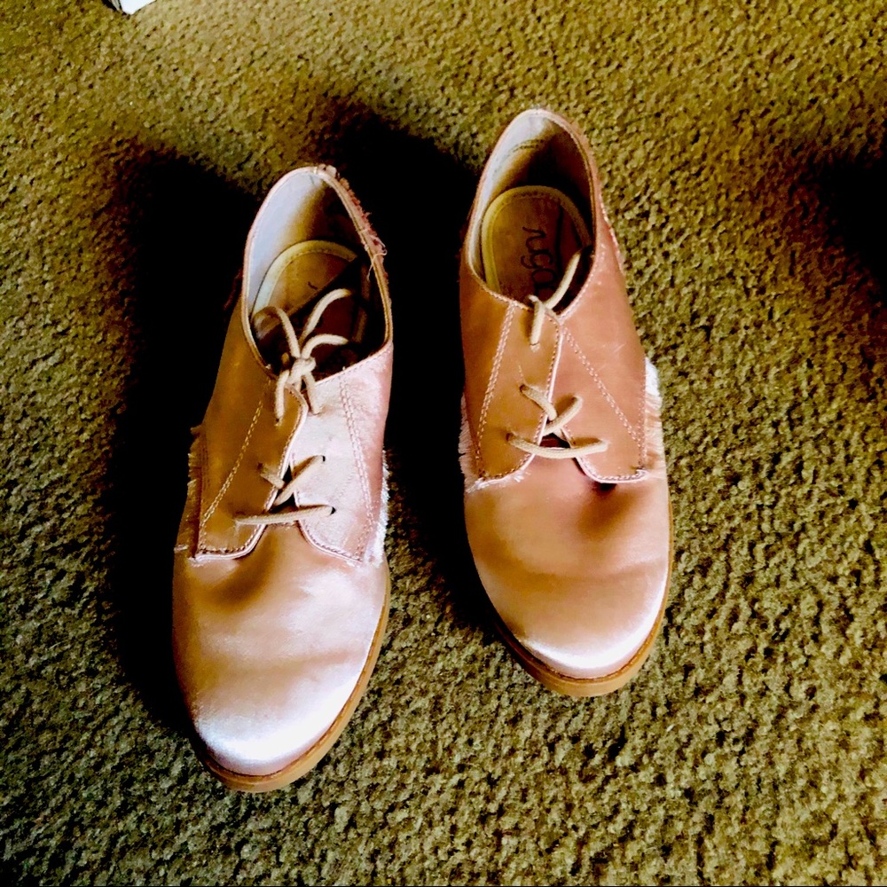 Sugar satin oxfords